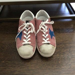 Golden Goose SuperStar Pink/Red Shoes